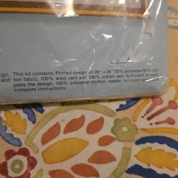 VTG Sunset Stichery Safe Harbor Sailing Scene Needlepoint Embroidery Kit New - Picture 5 of 13